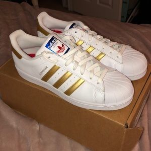 BRAND NEW! Adidas Superstar Gold